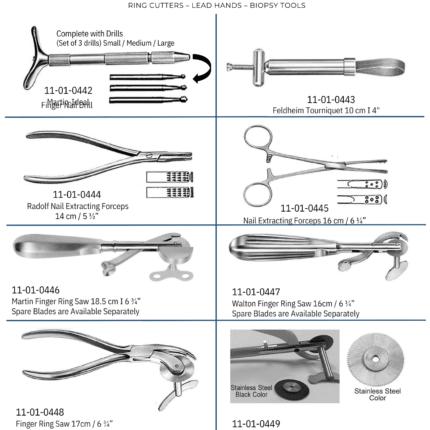 Ring Cutters - Lead Hands -Biposy Tools